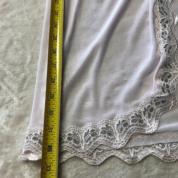 ABB Classic Pale Pink Lace & Sheer Netting Robe Size XL - Picture 13 of 15